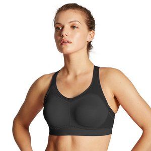 Champion NWT Black Distance High-Impact Sports Bra B1094 34 36 D DD